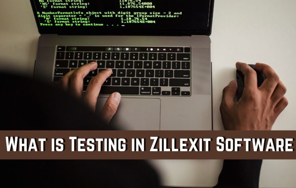 What is Testing in Zillexit Software