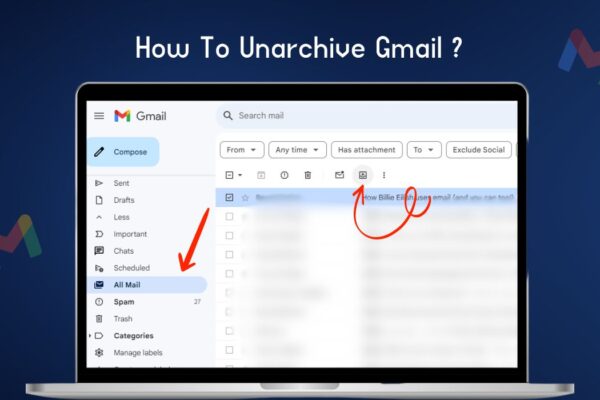 How To Unarchive Gmail ?