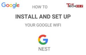 this pitcure about how to install and set uo your google wifi 3 pack