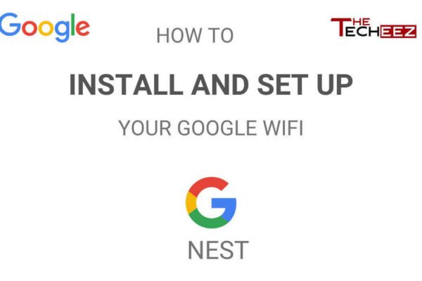 this pitcure about how to install and set uo your google wifi 3 pack